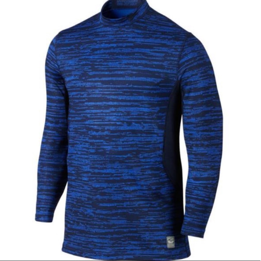 Nike men’s dri fit pro combat hyper warm camo shir